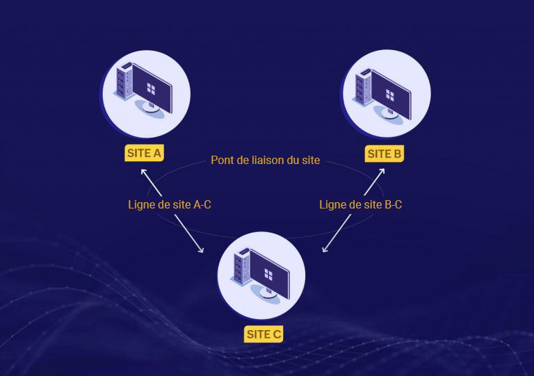 Pont de liaison de sites