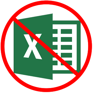 no excel