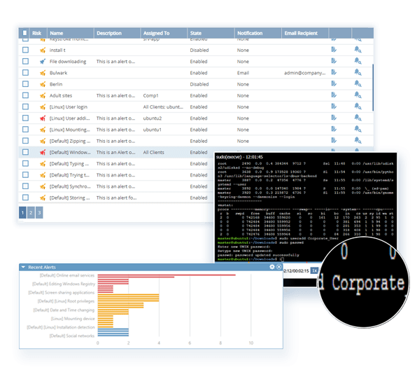 Detect threats and respond in real time