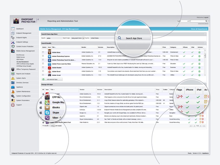 mobile application management