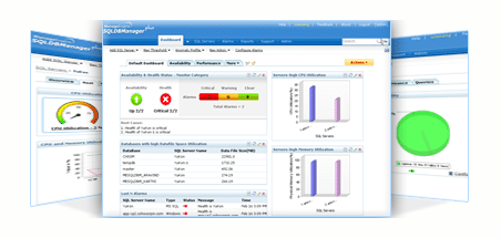 sqldbmanager - rapports d'analyse des performances - gestion temps réel des anomalies SQL server