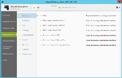 ESX Hardware Statut