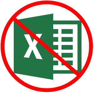 no excel